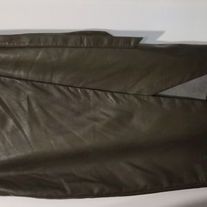 Aritzia Vegan leather skirt with slit